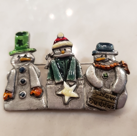 Set of 2 Holiday 3D Pin/Brooches - Picture 3 of 7